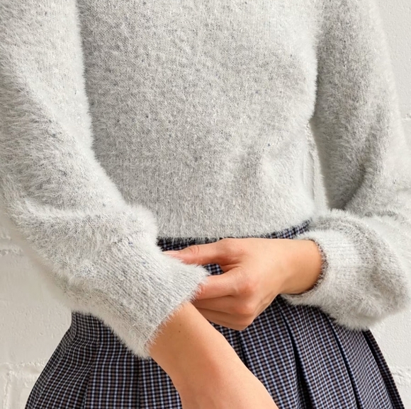 Aritzia Sunday Best Metallic Kitten Sweater - Picture 4 of 8